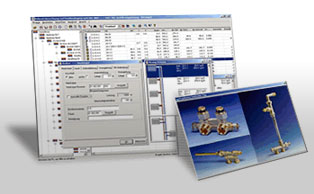 Software zum Berechnen von Einrohrstrngen mit Heizkrper-Einrohrspezialventilen